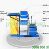 Xe Đẩy Dọn Làm Vệ Sinh Đa Năng 3 Tầng Giá Cực Tốt