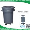Thùng Rác Nhựa Tròn 168 Lít